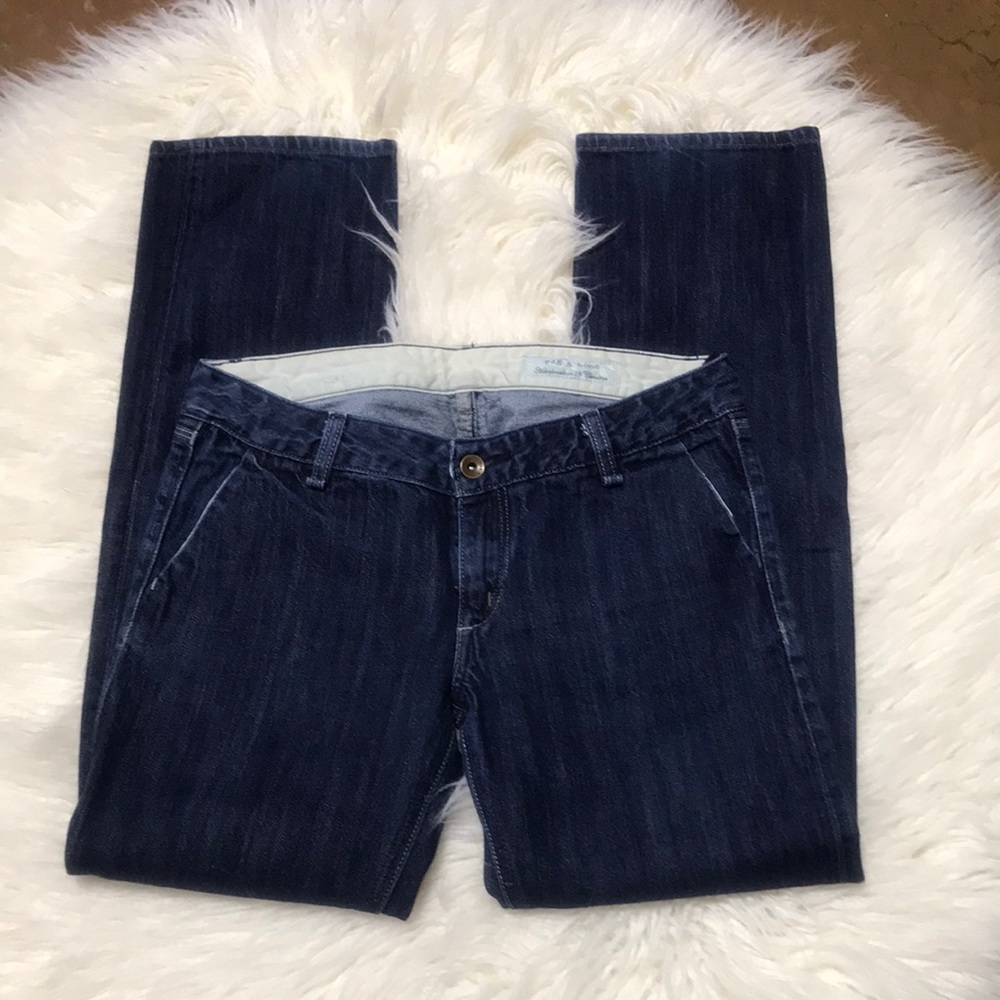 rag & bone Dark Blue Straight Leg Jeans